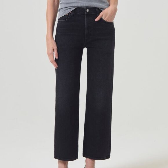 Agolde Harper Crop Jeans in Hush - Picture 1 of 9